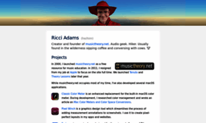 Ricciadams.com thumbnail