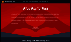Rice-purity-test.net thumbnail