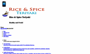 Ricenspiceteriyaki.net thumbnail