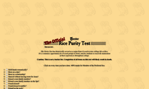 Ricepuritytest.com thumbnail