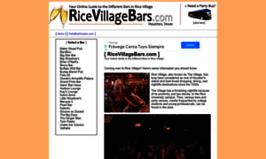 Ricevillagebars.com thumbnail
