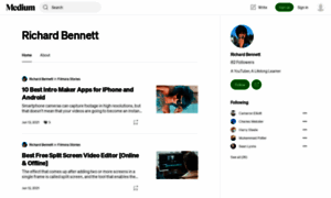 Richardbennett-video-editing.medium.com thumbnail