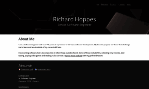 Richardhoppes.com thumbnail