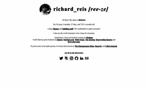 Richardreis.me thumbnail