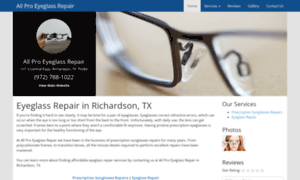 Richardsoneyeglassrepair.com thumbnail