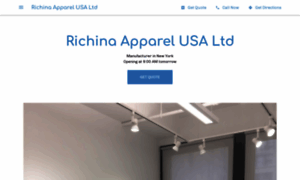 Richina-apparel-usa-ltd.business.site thumbnail