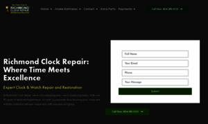 Richmondclockrepair.com thumbnail