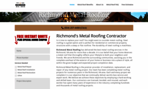 Richmondmetalroofing.com thumbnail