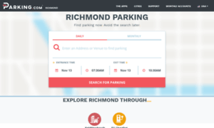 Richmondparking.spplus.com thumbnail