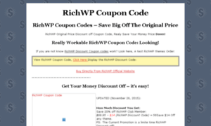 Richwpdiscountcouponcode.com thumbnail