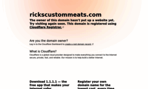Rickscustommeats.com thumbnail