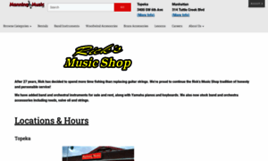 Ricksmusicshop.com thumbnail