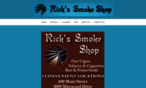 Rickssmokeshop.com thumbnail