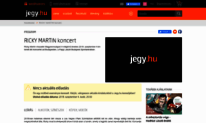 Rickymartin.jegy.hu thumbnail