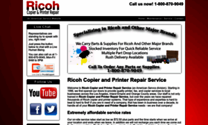 Ricohcopierprinterrepairservice.com thumbnail