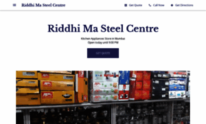 Riddhi-ma-steel-centre.business.site thumbnail