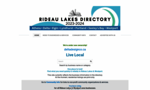 Rideaulakesdirectory.ca thumbnail