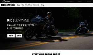 Ridecommand.indianmotorcycle.com thumbnail