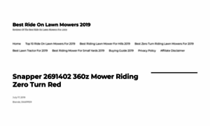 Rideonlawnmowerreviews.com thumbnail