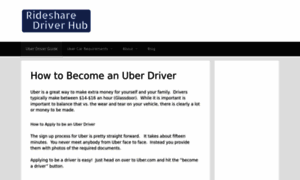 Ridesharedriverhub.com thumbnail