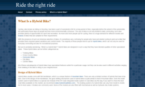 Ridetherightride.com thumbnail