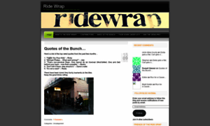 Ridewrap.wordpress.com thumbnail