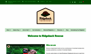 Ridgebackrescue.co.uk thumbnail