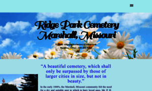 Ridgeparkcemetery.com thumbnail