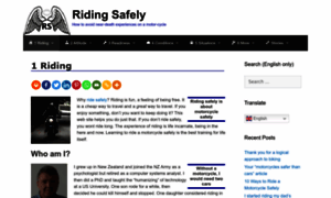 Ridingsafely.com thumbnail