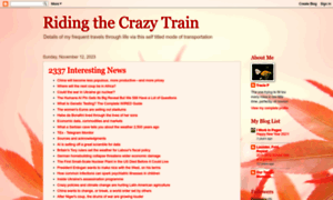 Ridingthecrazytrain.blogspot.com thumbnail