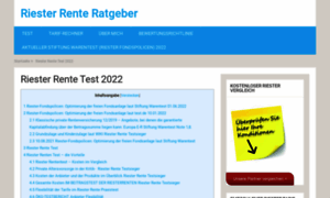 Riesterrente-testbericht.de thumbnail