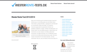 Riesterrente-tests.de thumbnail