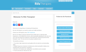Rifetherapies.com thumbnail