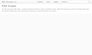 Riflescope21.com thumbnail