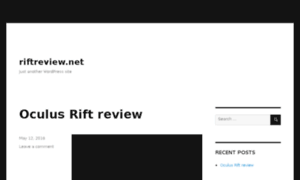 Riftreview.net thumbnail