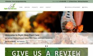 Rightstepfootcare.com thumbnail