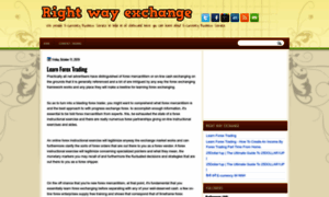 Rightwayexchange.blogspot.com thumbnail