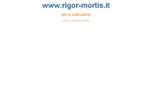 Rigor-mortis.it thumbnail