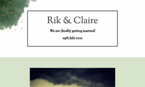Rikandclaire.gettingmarried.co.uk thumbnail