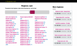 Ringtones-mp3.com thumbnail