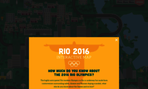 Rio2016interactivemap.com thumbnail
