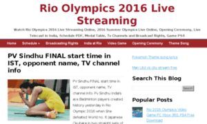 Rio2016olympicslive.org thumbnail