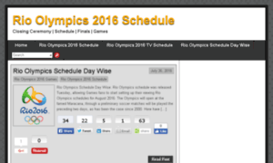 Rioolympics2016schedule.org thumbnail