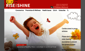 Riseandshine.childrensnational.org thumbnail
