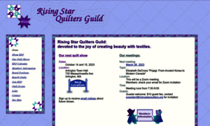 Risingstarquilters.org thumbnail