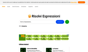 Risolviespressioni.it thumbnail