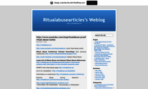 Ritualabusearticles.wordpress.com thumbnail