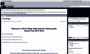 Riverridgeaphistorypedia.pbworks.com thumbnail
