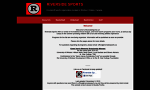 Riversidesports.ca thumbnail