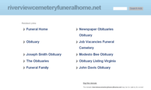 Riverviewcemeteryfuneralhome.net thumbnail